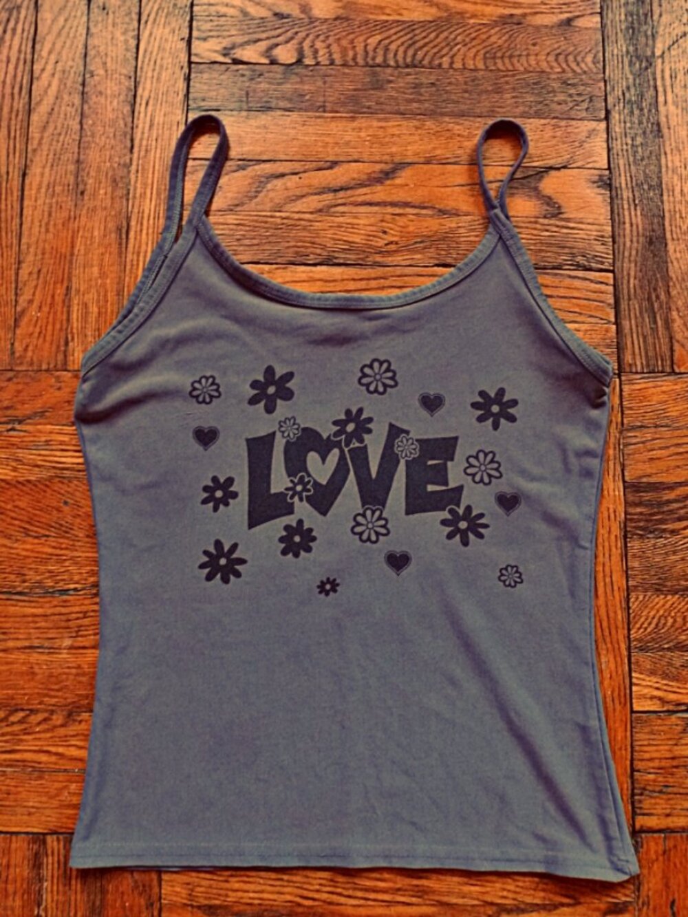 Vintage Y2K Tank Top in Dusty Purple
